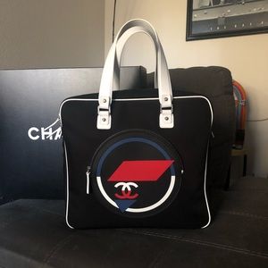 Chanel Airlines Collection Zipped Tote
